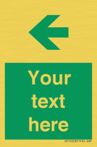 Custom Safe condition: Green Left arrow